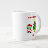 Christmas FrankenCheese Jumbo Tasse (Vorderseite Rechts)
