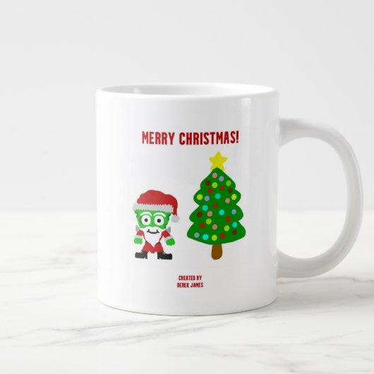 Christmas FrankenCheese Jumbo Tasse (Rechts)