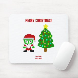 Christmas FrankenCheese Mouse Pad Mousepad