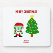 Christmas FrankenCheese Mouse Pad Mousepad (Vorne)