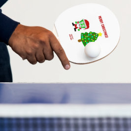 Christmas FrankenCheese Ping Pong Paddle Tischtennis Schläger