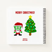 Christmas FrankenCheese Spiral Notebook Notizblock (Rückseite)