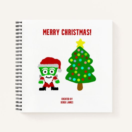 Christmas FrankenCheese Spiral Notebook Notizblock (Vorderseite)