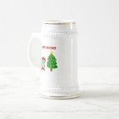 Christmas FrankenCheese Stein Tasse (Vorderseite Links)