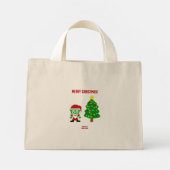 Christmas FrankenCheese Tiny Tote Bag Mini Stoffbeutel (Rückseite)