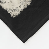 Christmas French Bulldog  Fleecedecke (Ecke)