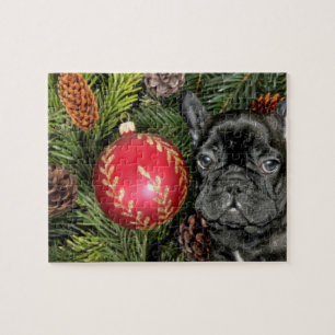 Christmas French Bulldog Puzzle