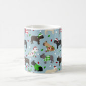 Christmas French Bulldog Tasse (Mittel)