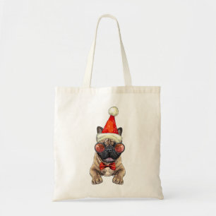 Christmas French Bulldog Tragetasche