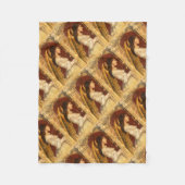 Christmas Fresco Angel Fleecedecke (Vorderseite)