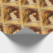 Christmas Fresco Angel Geschenkpapier (Ecke)