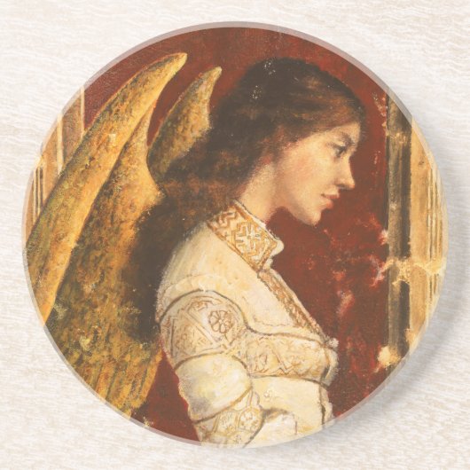 Christmas Fresco Angel Getränkeuntersetzer (Vorne)