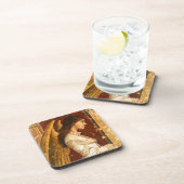 Christmas Fresco Angel Getränkeuntersetzer (Rechte Seite)