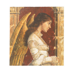 Christmas Fresco Angel Notizblock