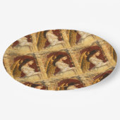 Christmas Fresco Angel Pappteller (Schrägansicht)