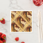 Christmas Fresco Angel Serviette (Beispiel)