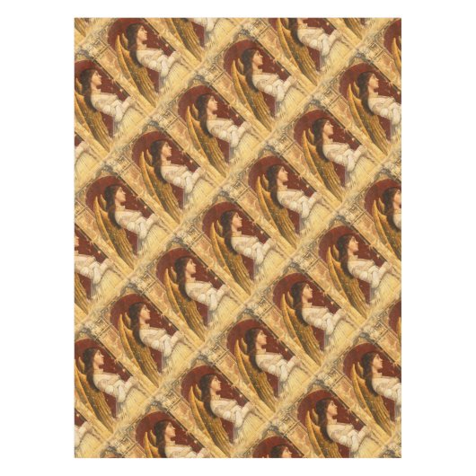 Christmas Fresco Angel Tischdecke (Vorderseite)