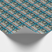 CHRISTMAS FREUEN SICH AUF SIE! Geschenkpapier (Ecke)