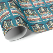 CHRISTMAS FREUEN SICH AUF SIE! Geschenkpapier (Rolleneckpunkt)