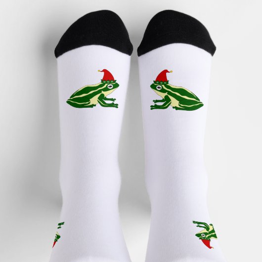 Christmas Frog Crew Socks Socken (Oben)