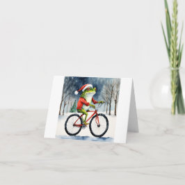 Christmas Frog Gruß Karte