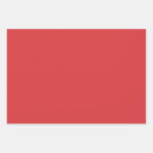 Christmas Frog Jazz Band und Solids Green & Red Geschenkpapier Set (Vorderseite 3)