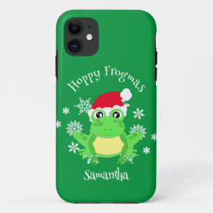 Christmas Frosch Weihnachtsmannmütze Novelty Funny Case-Mate iPhone Hülle