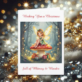 Christmas full of Whimsy and Wonder | Holiday Poem Karte