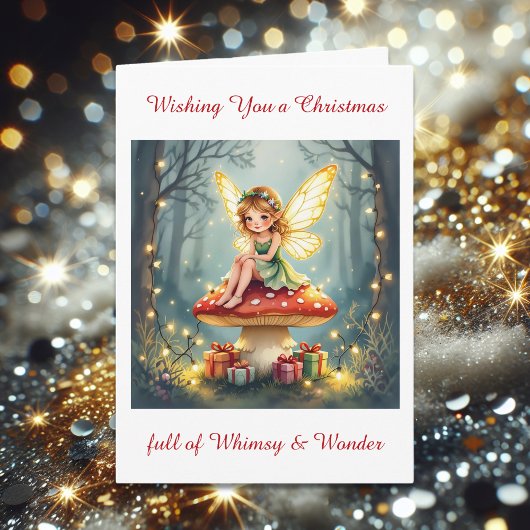 Christmas full of Whimsy and Wonder | Holiday Poem Karte