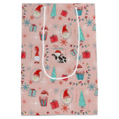 Christmas Fun Mittlere Geschenktüte (Rückseite)