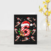 Christmas Fun Six Seven 6 7 Meme Slang Couples Can Karte (Gelbe Blume)