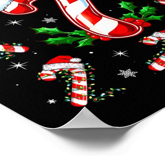 Christmas Fun Six Seven 6 7 Meme Slang Couples Can Poster (Ecke)