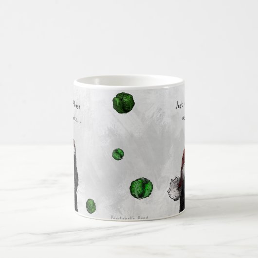 Christmas Funny Border Collie Tasse - Sprouts (Mittel)