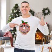 Christmas Funny Donut Wreath personalisieren T-Shirt