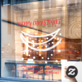 Christmas Funny Fensteraufkleber (Café-Fenster)