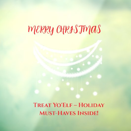 Christmas Funny Fensteraufkleber (Blatt 3)