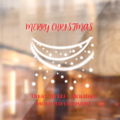 Christmas Funny Fensteraufkleber (Blatt 2)