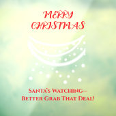 Christmas Funny Fensteraufkleber (Blatt 3)