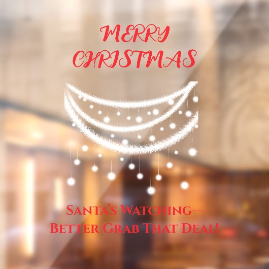 Christmas Funny Fensteraufkleber (Blatt 2)