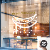 Christmas Funny Fensteraufkleber (Café-Fenster)