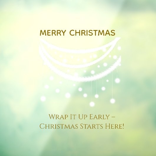 Christmas Funny Fensteraufkleber (Blatt 3)