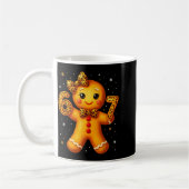 Christmas Funny Gingerbread Six Seven 67 Leopard B Kaffeetasse (Links)