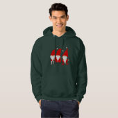 Christmas Funny Gnomes Hoodie (Vorne ganz)