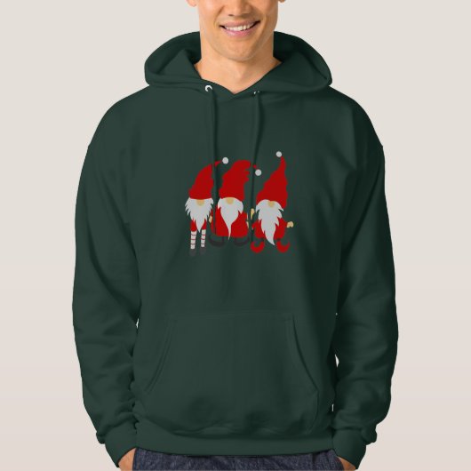 Christmas Funny Gnomes Hoodie (Vorderseite)