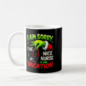Christmas Funny I Am Sorry The Niche Nurse Santa H Kaffeetasse (Links)
