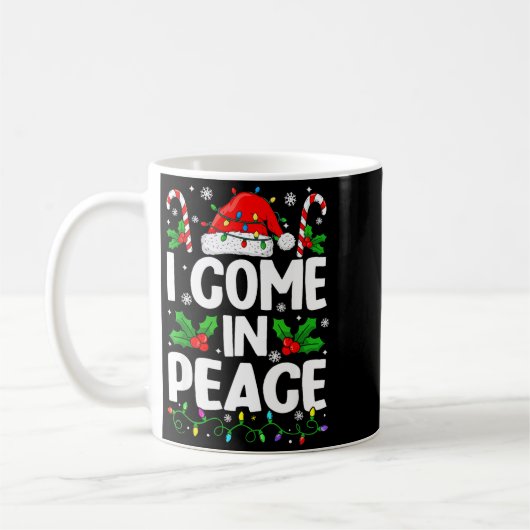 Christmas Funny I Come In Peace Couple Matching Me Kaffeetasse (Links)
