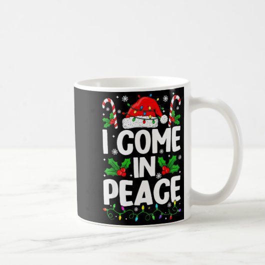 Christmas Funny I Come In Peace Couple Matching Me Kaffeetasse (Rechts)