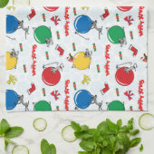 Christmas funny mouse with balls geschirrtuch (Gefaltet)