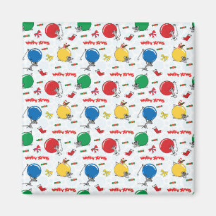 Christmas funny mouse with balls magnet