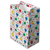Christmas funny mouse with balls mittlere geschenktüte (Rückseite Schrägansicht)